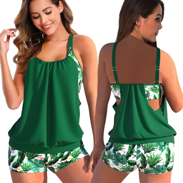 Malta | Tankini-set - Tweekleurig - Stijlvol