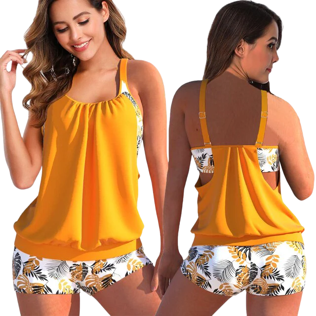 Malta | Tankini-set - Tweekleurig - Stijlvol