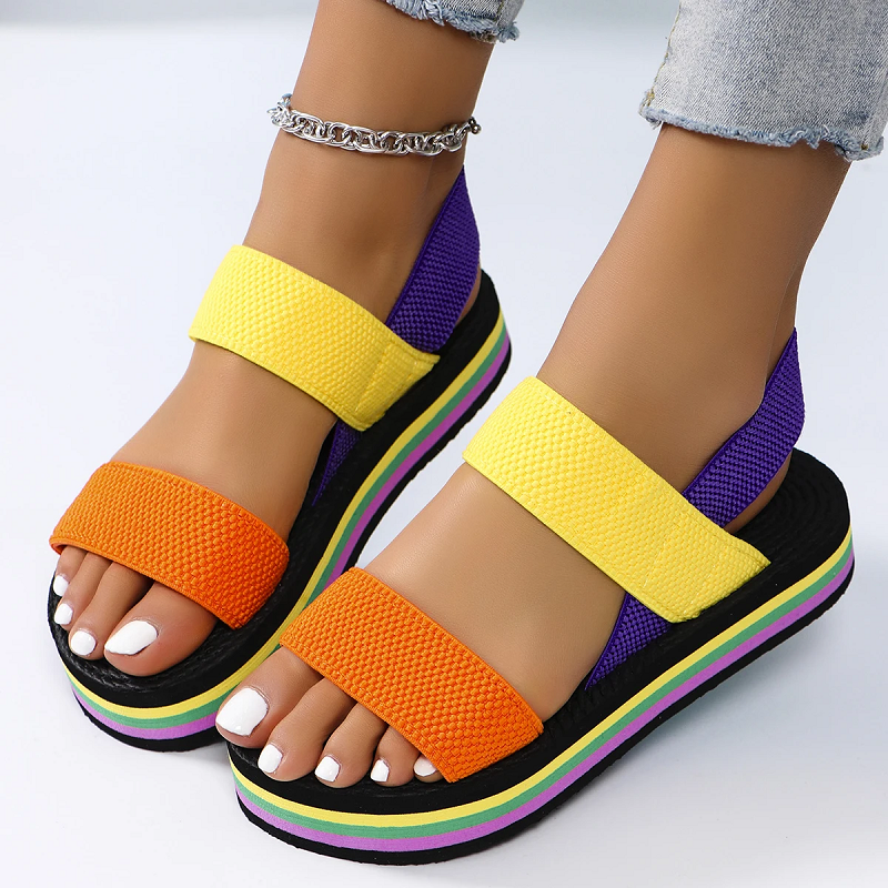 Lola | Sandalen - Zomers Gekleurd - Stylish